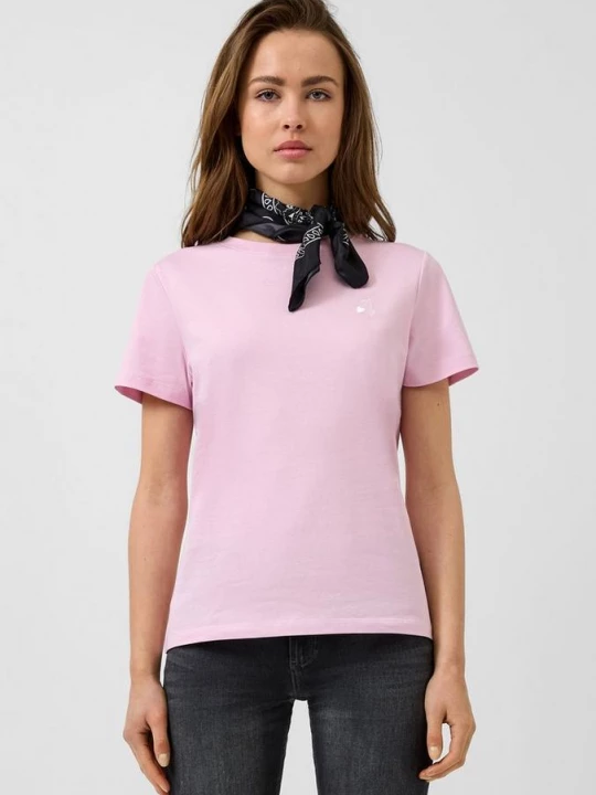 Foto van product Katoenen overhemd met borduursel QS roze