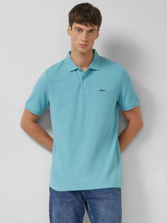 Foto van product Katoenen piqué polo s.Oliver
