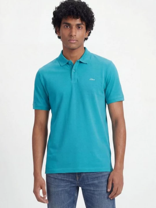 Foto van product Katoenen piqué polo s.Oliver