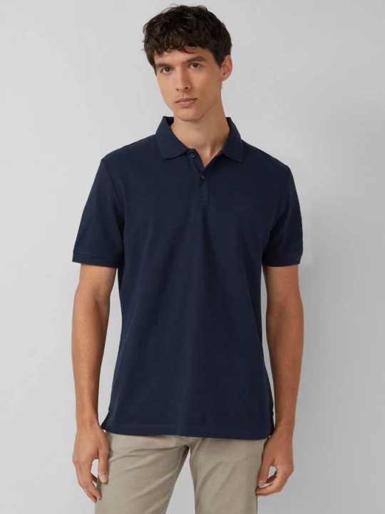 Foto van product Katoenen piqué polo s.Oliver blauw