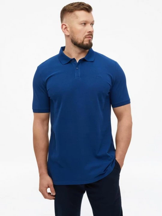 Foto van product Katoenen piqué polo s.Oliver blauw