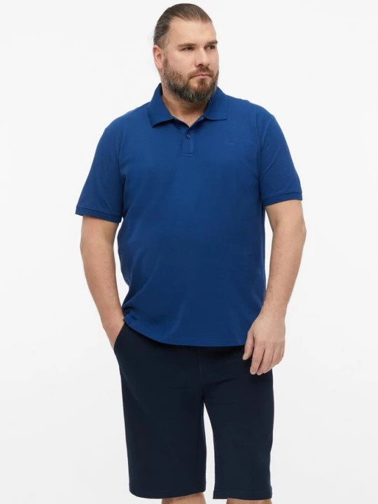 Foto van product Katoenen piqué polo s.Oliver blauw