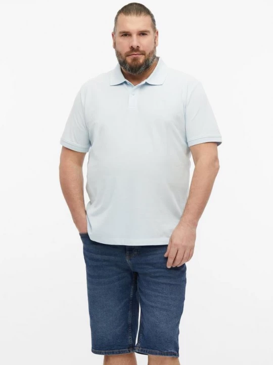 Foto van product Katoenen piqué polo s.Oliver blauw