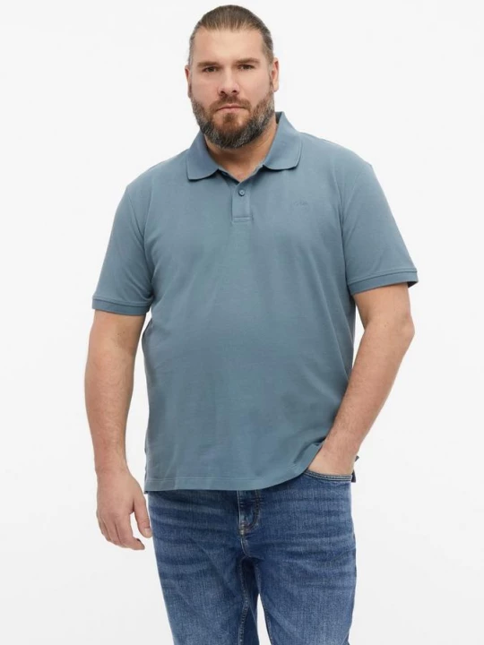 Foto van product Katoenen piqué polo s.Oliver blauw