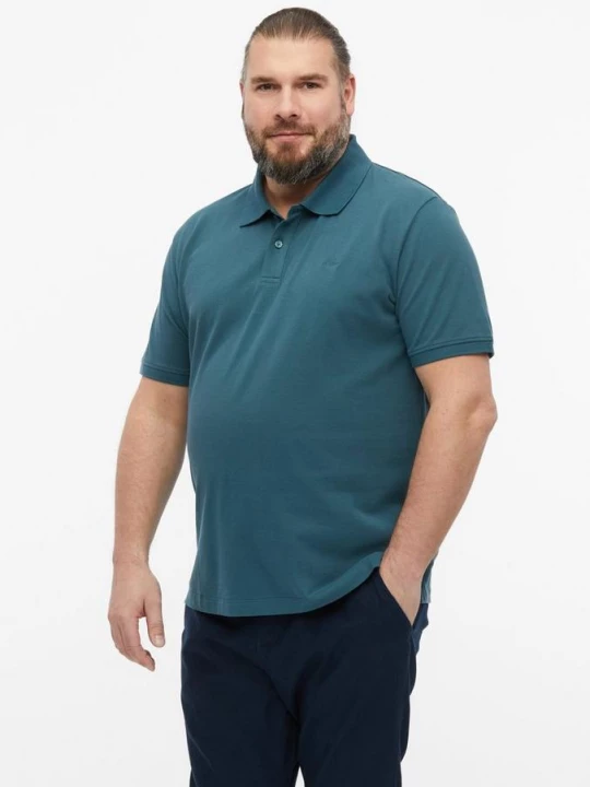 Foto van product Katoenen piqué polo s.Oliver blauw