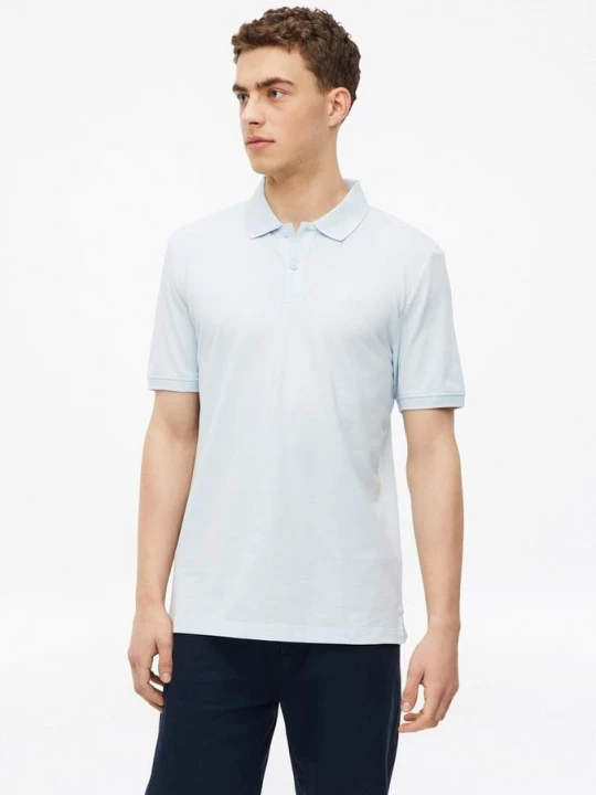 Foto van product Katoenen piqué polo s.Oliver blauw
