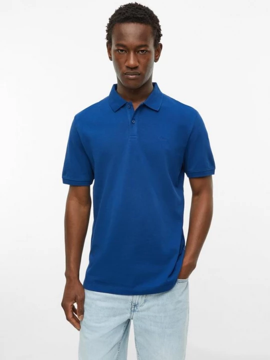 Foto van product Katoenen piqué polo s.Oliver blauw