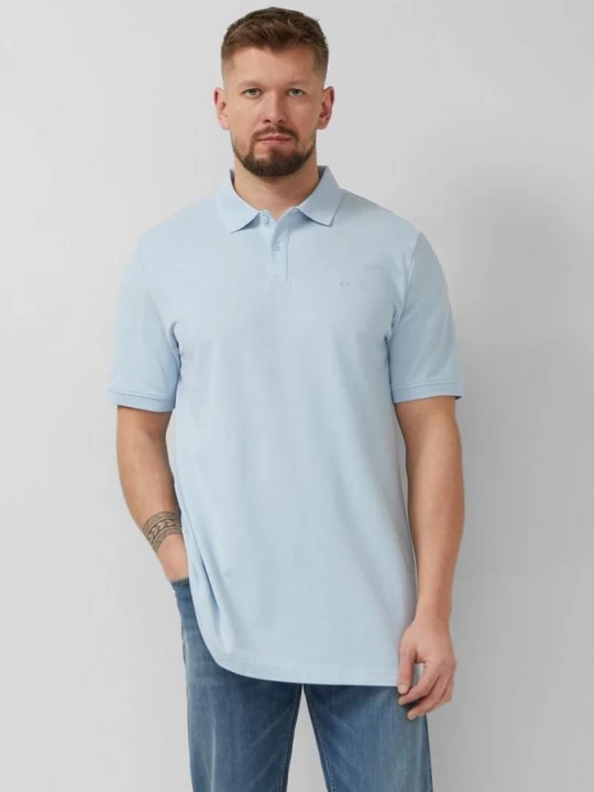 Foto van product Katoenen piqué polo s.Oliver blauw