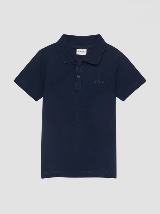 Foto van product Katoenen piqué polo s.Oliver blauw