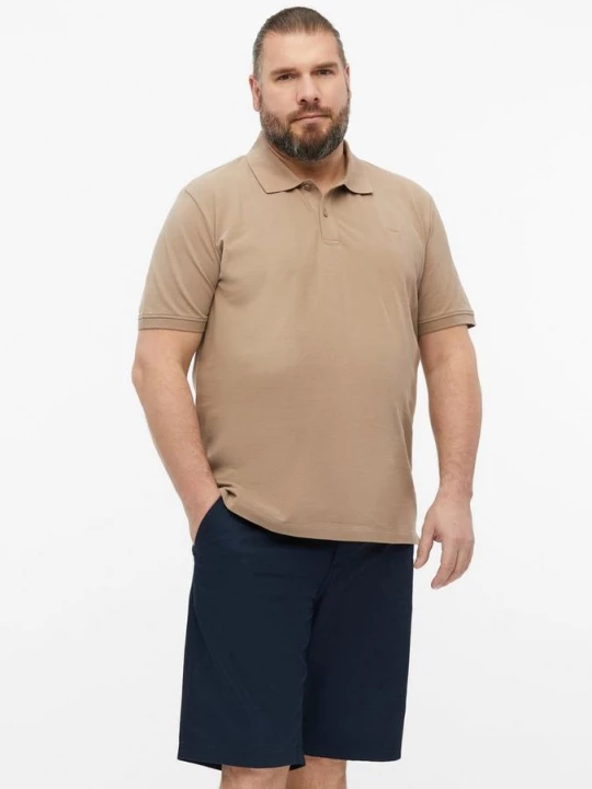 Foto van product Katoenen piqué polo s.Oliver bruin