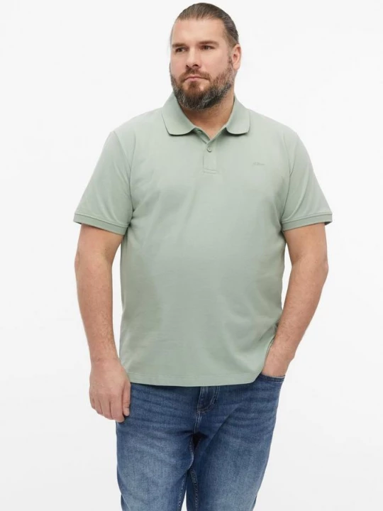 Foto van product Katoenen piqué polo s.Oliver petrol