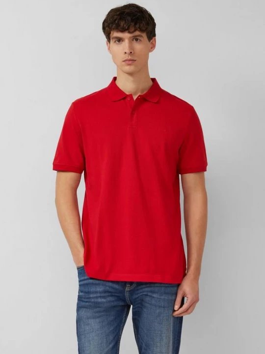 Foto van product Katoenen piqué polo s.Oliver rood