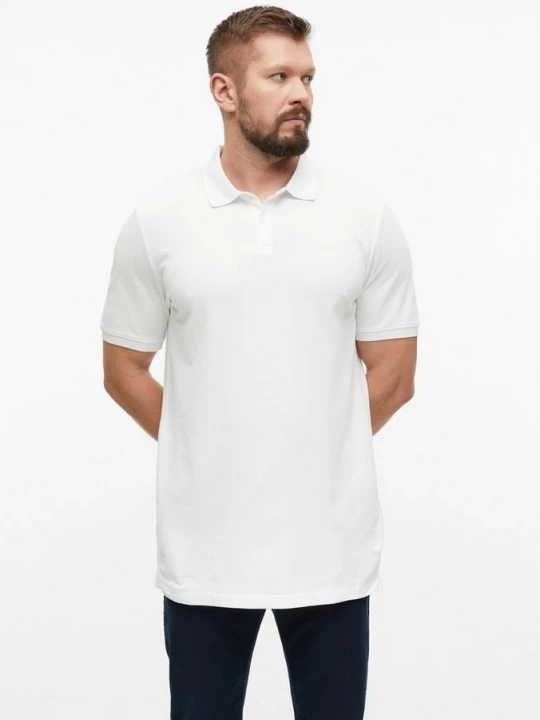 Foto van product Katoenen piqué polo s.Oliver wit