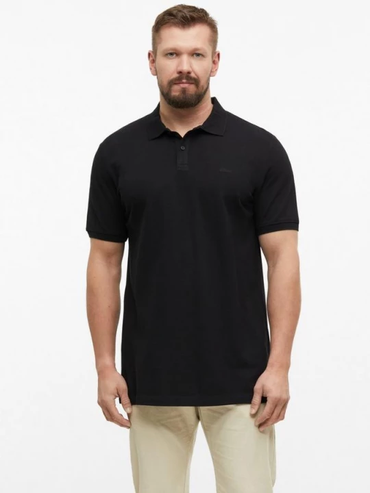 Foto van product Katoenen piqué polo s.Oliver zwart