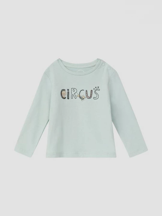 Foto van product Katoenen shirt met borduursel en print s.Oliver