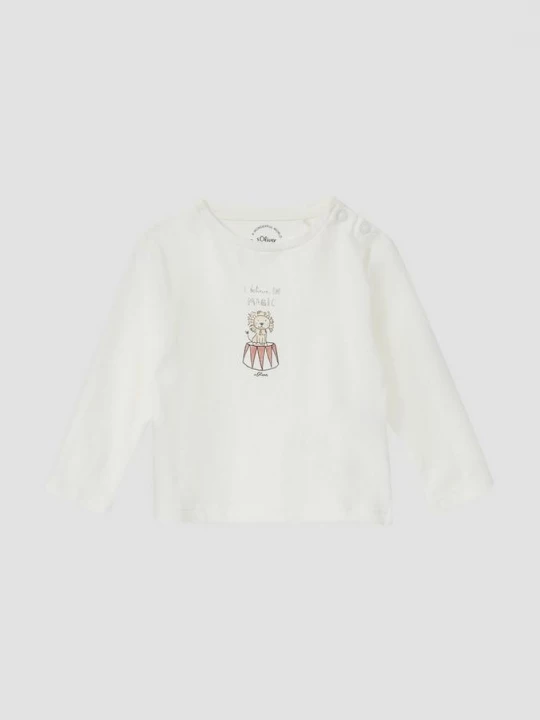 Foto van product Katoenen shirt met print aan de voorkant s.Oliver