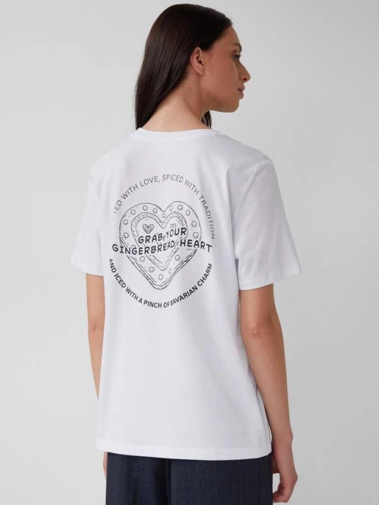 Foto van product Katoenen shirt met voor- en achterkant | Volksfest s.Oliver wit
