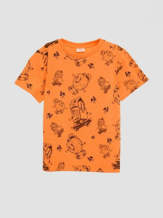Foto van product Katoenen T-shirt met all-over print s.Oliver
