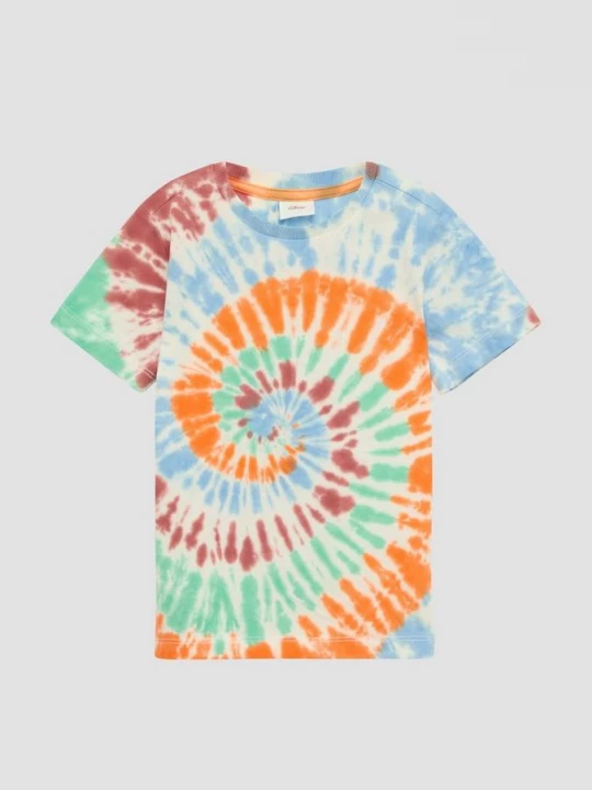 Foto van product Katoenen T-shirt met batikeffect s.Oliver