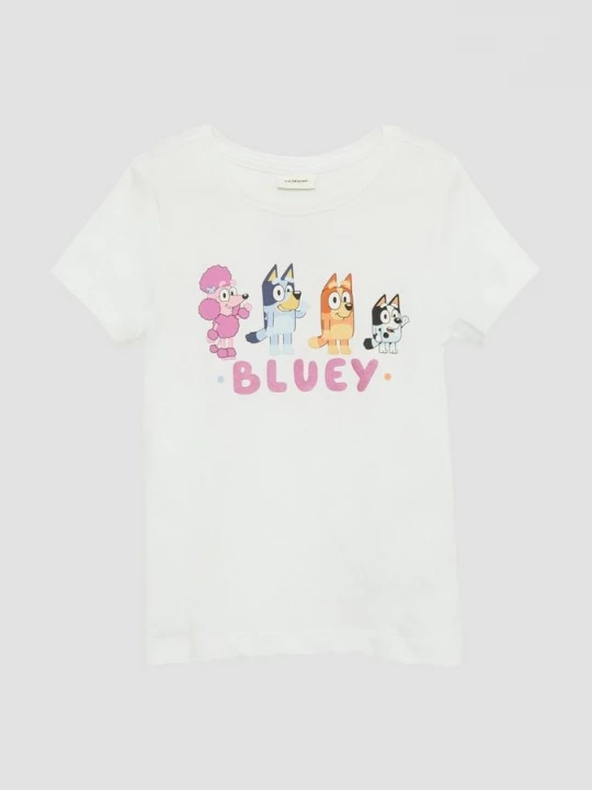 Foto van product Katoenen T-shirt met Bluey® print s.Oliver wit