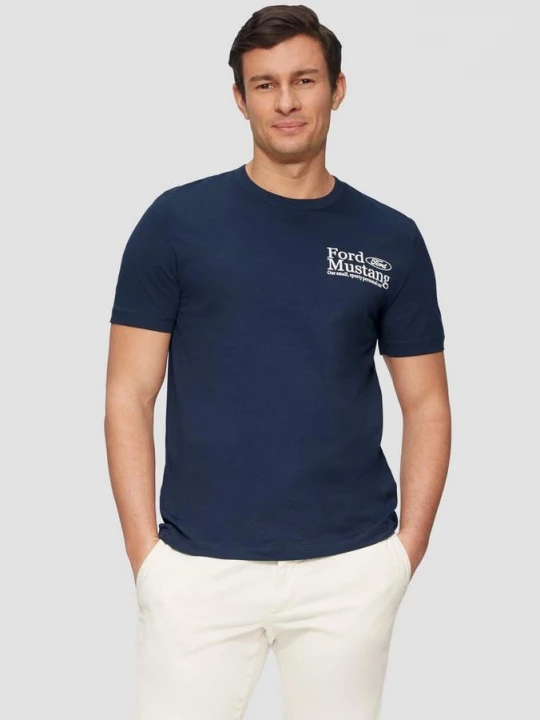 Foto van product Katoenen T-shirt met Ford®-print s.Oliver blauw