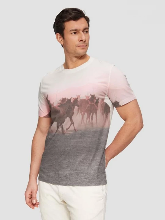Foto van product Katoenen T-shirt met fotoprint s.Oliver
