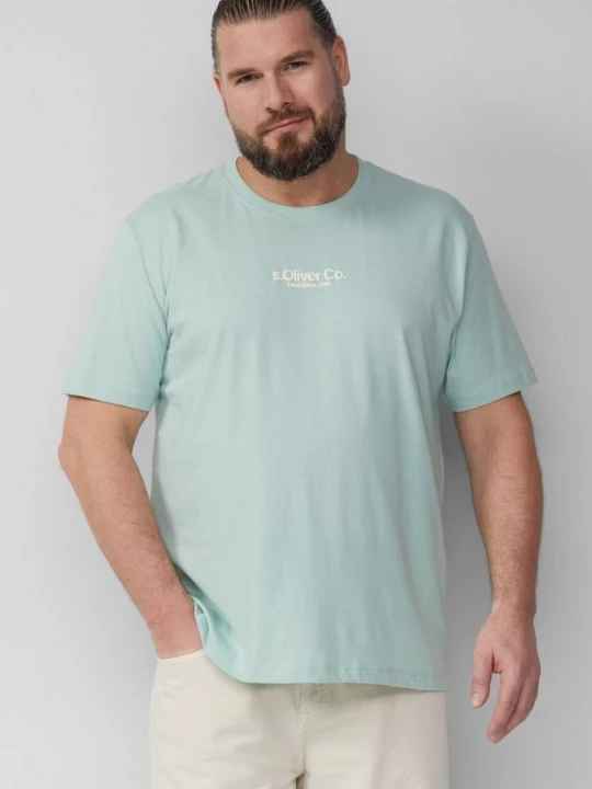 Foto van product Katoenen T-shirt met logoprint s.Oliver