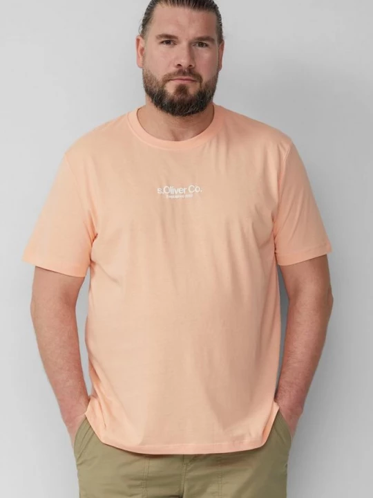 Foto van product Katoenen T-shirt met logoprint s.Oliver