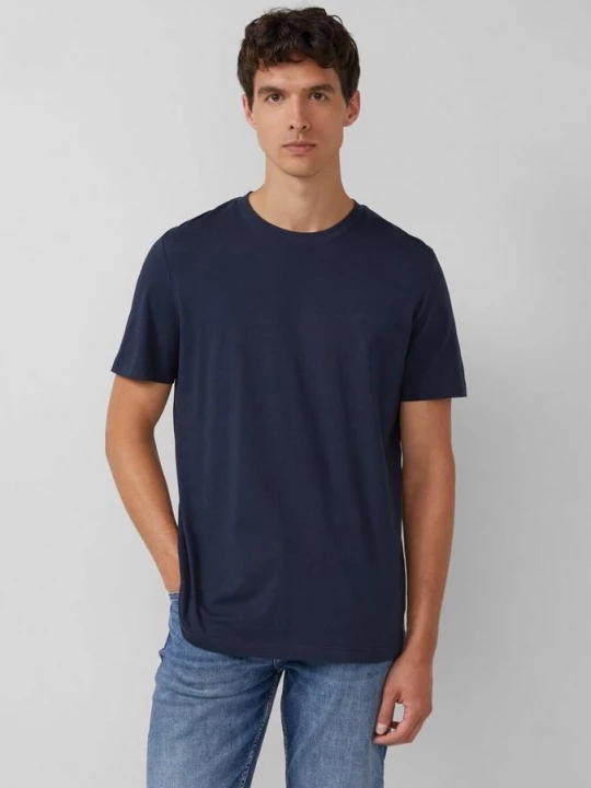 Foto van product Katoenen T-shirt met logoprint s.Oliver blauw
