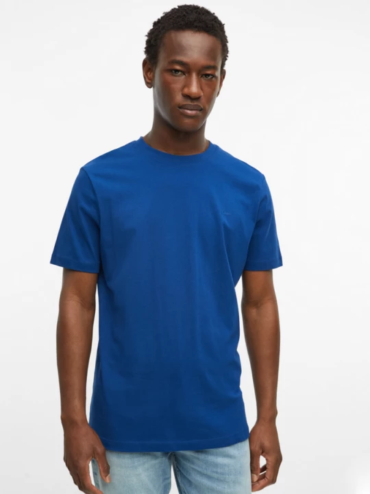 Foto van product Katoenen T-shirt met logoprint s.Oliver blauw