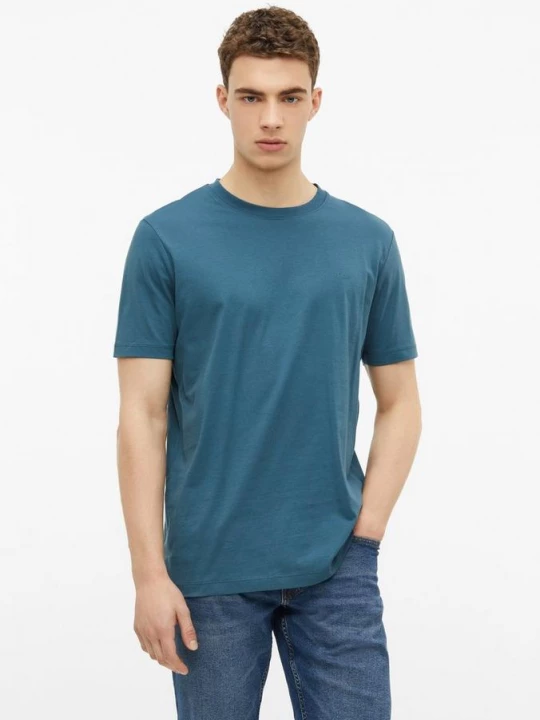 Foto van product Katoenen T-shirt met logoprint s.Oliver blauw