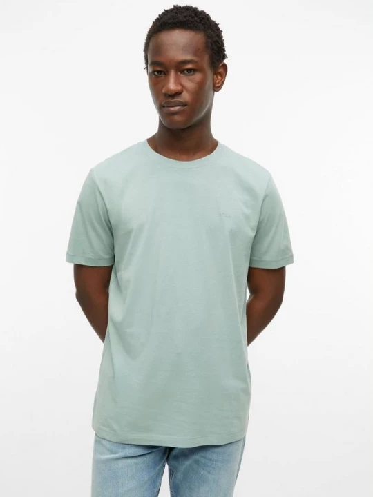 Foto van product Katoenen T-shirt met logoprint s.Oliver groen