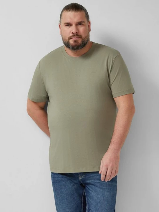 Foto van product Katoenen T-shirt met logoprint s.Oliver olijfgroen