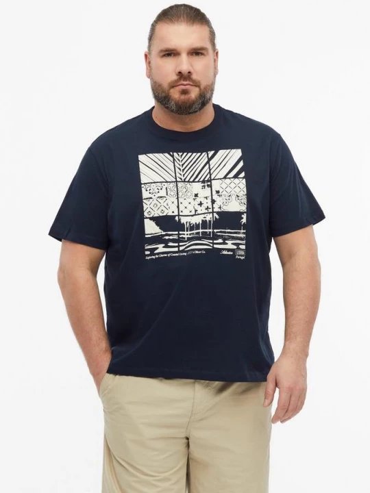 Foto van product Katoenen T-shirt met print aan de voorkant s.Oliver blauw