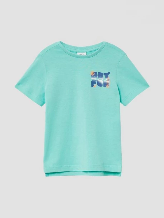 Foto van product Katoenen T-shirt met print op de voor- en achterkant s.Oliver