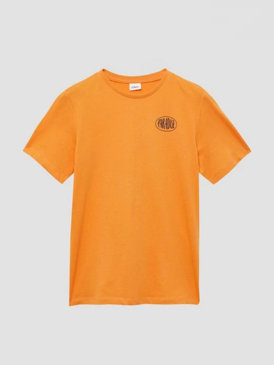 Foto van product Katoenen T-shirt met print op de voor- en achterkant s.Oliver