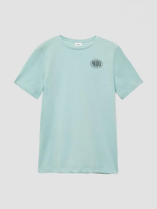 Foto van product Katoenen T-shirt met print op de voor- en achterkant s.Oliver