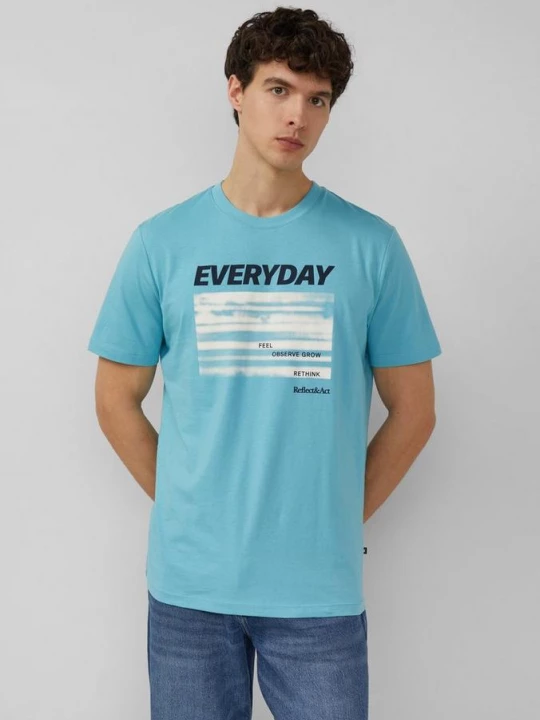 Foto van product Katoenen T-shirt met print op voorzijde s.Oliver