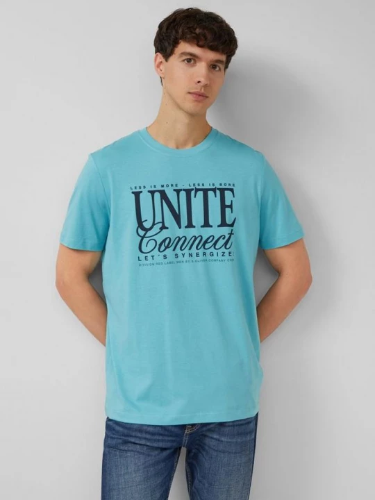 Foto van product Katoenen T-shirt met print op voorzijde s.Oliver