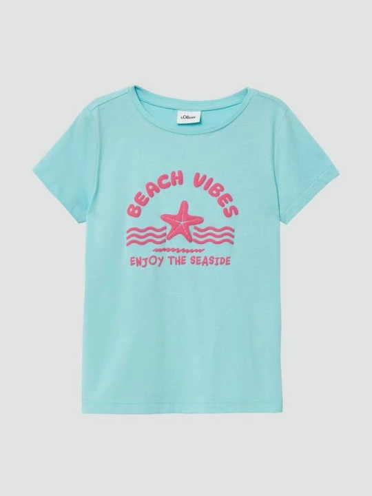 Foto van product katoenen T-shirt met print s.Oliver