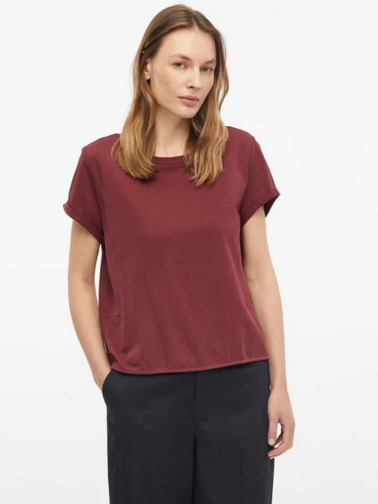 Foto van product Katoenen T-shirt met relaxte pasvorm s.Oliver rood
