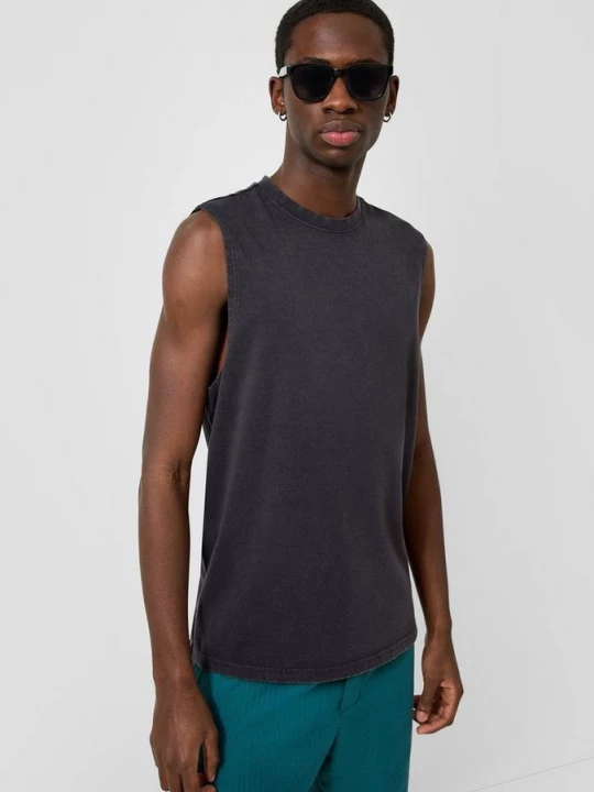 Foto van product Katoenen tanktop QS zwart