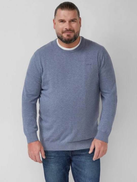 Foto van product Katoenen trui met geborduurd logo s.Oliver blauw
