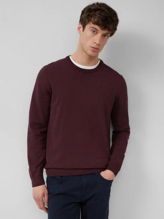 Foto van product Katoenen trui met geborduurd logo s.Oliver roze