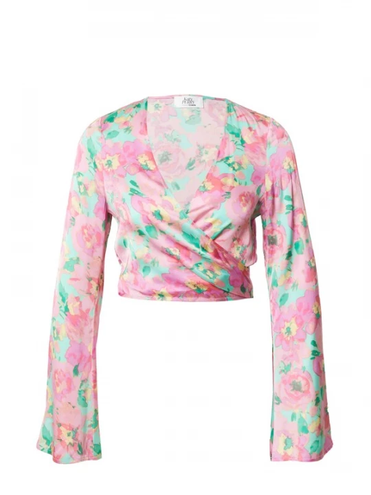 Foto van product Katy Perry exclusive for ABOUT YOU Blouse 'Jolina' groen / lichtroze