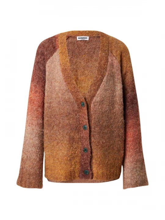 Foto van product KAVAZI Gebreid vest 'Hazel' bruin