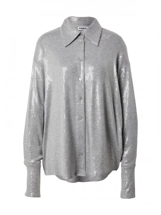 Foto van product KAVAZI Shirt 'SEQUINS' grijs