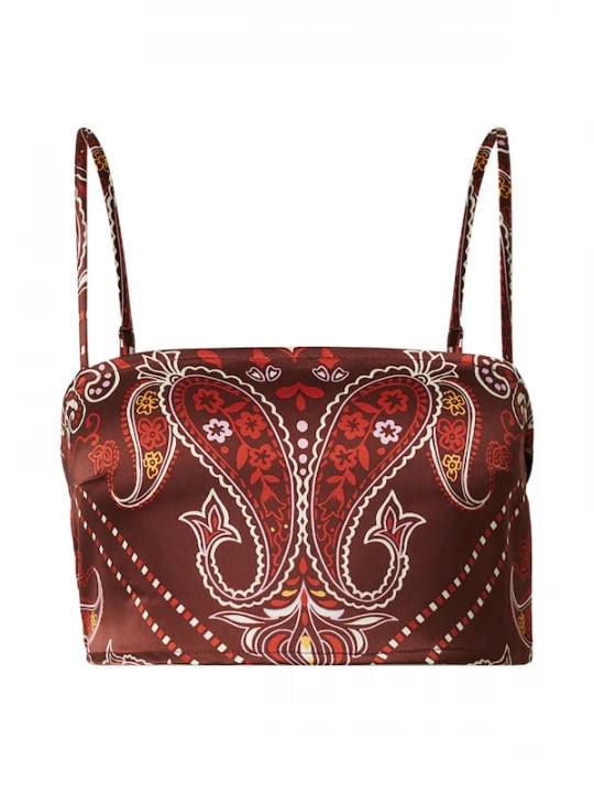 Foto van product KAVAZI Top bruin / rood