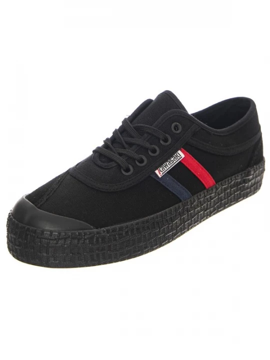 Foto van product KAWASAKI Sportieve veterschoen 'W' Retro 3.0 Black Solid Shoes' zwart