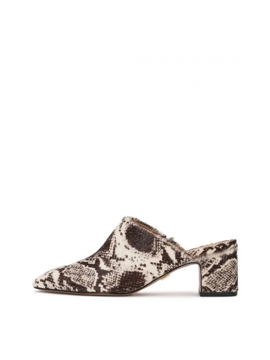 Foto van product Kazar Clogs donkerbruin / wit
